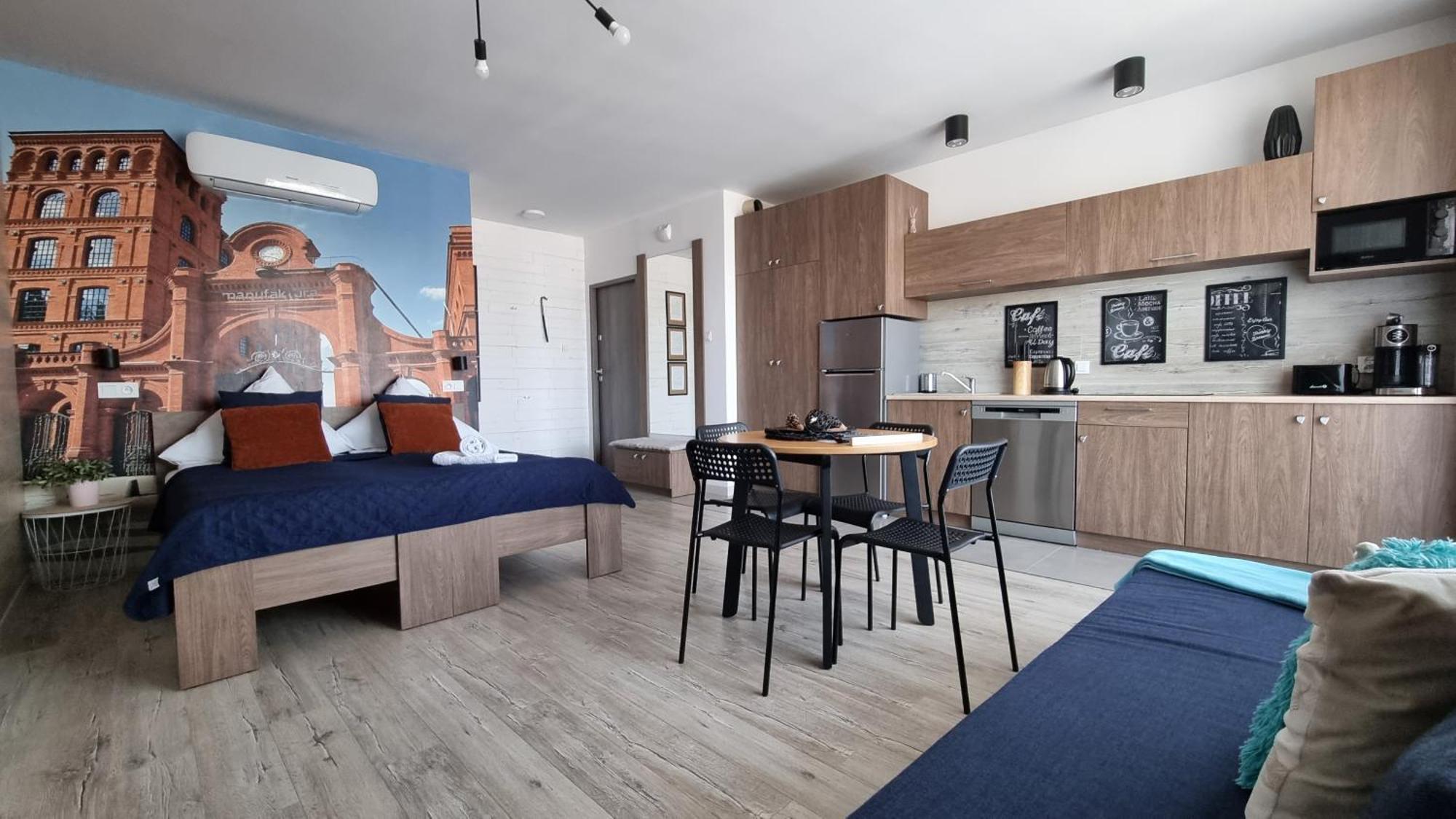 Q Apart Meta - Klimatyzowane Apartamenty Przy Manufakturze Z Garazem Lub Parkingiem Gratis, Fv Lodz (Lodz) Exterior photo